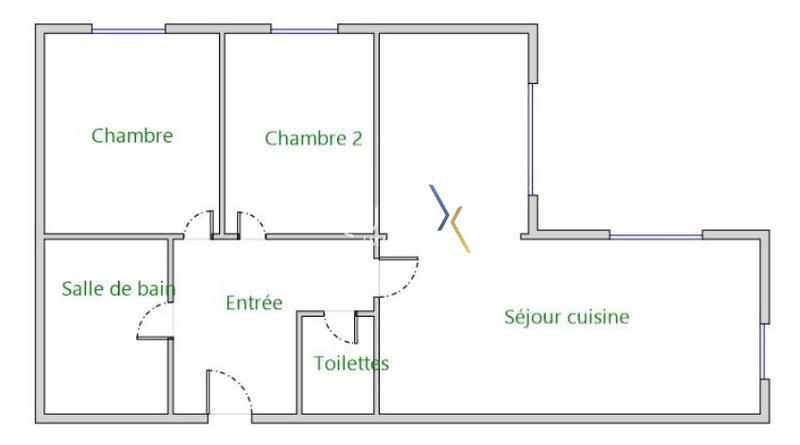 Appartement - 75 m² - 5 pièces
