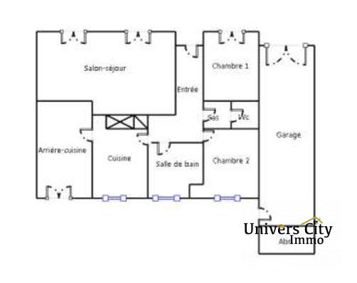 Maison - 93 m² - 4 pièces