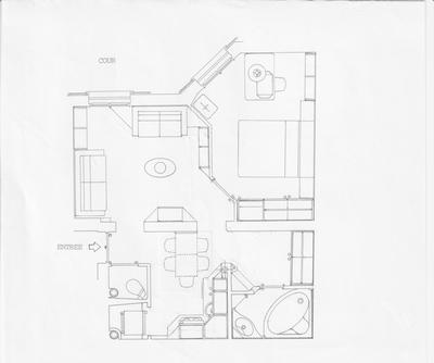 Appartement - 38 m² - 2 pièces