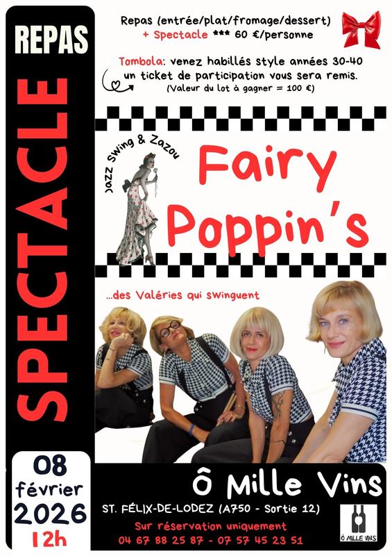 Repas - Spectacle Fairy Popppin's