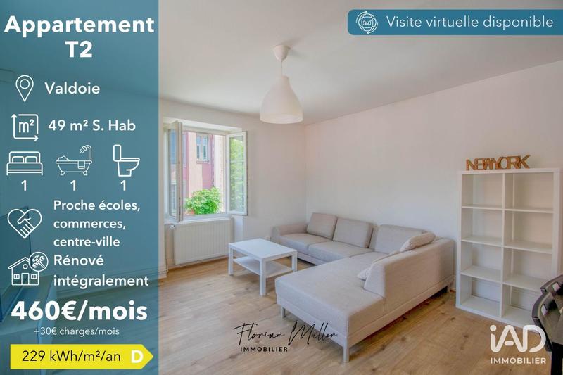Appartement - 48 m² - 2 pièces