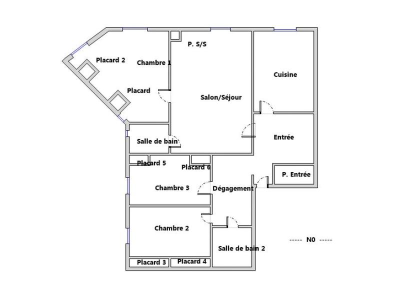 Appartement - 104 m² - 4 pièces