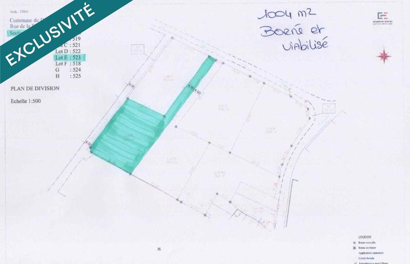 Terrain - 1 004 m²