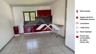 Appartement - 62 m² - 3 pièces