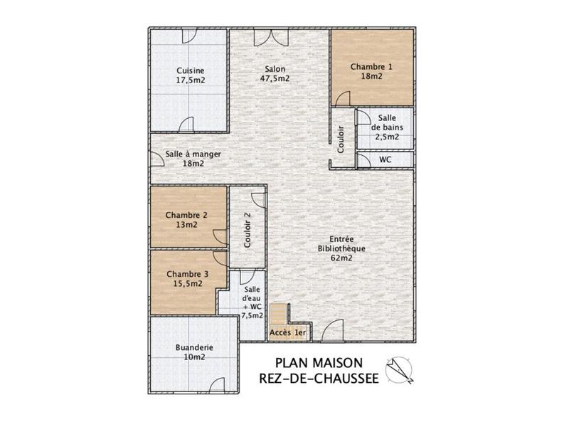 Maison d'architecte - 259 m² - 7 pièces