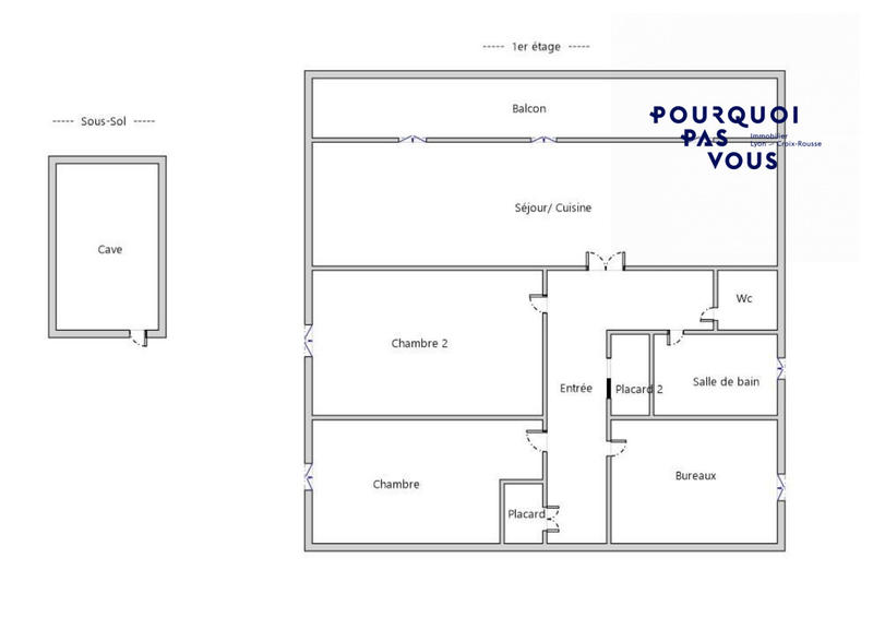Appartement - 82 m² - 4 pièces