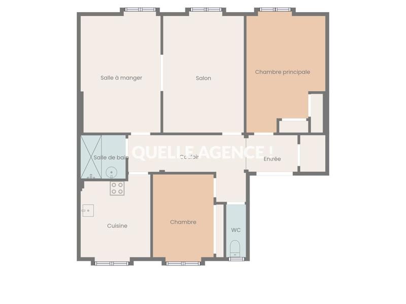 Appartement - 88 m² - 4 pièces