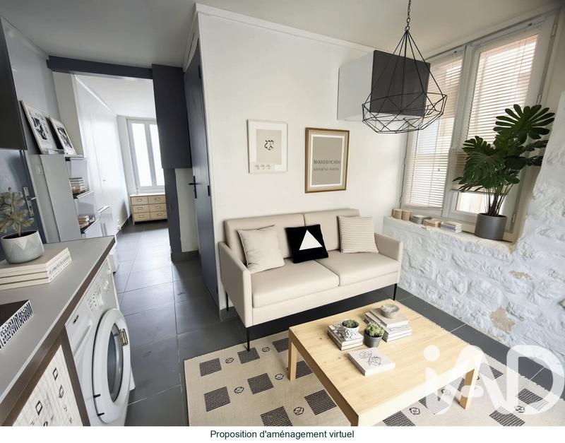 Appartement - 20 m² - 1 pièce