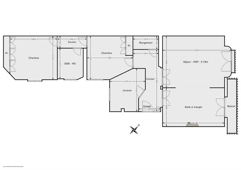 Appartement - 83 m² - 4 pièces