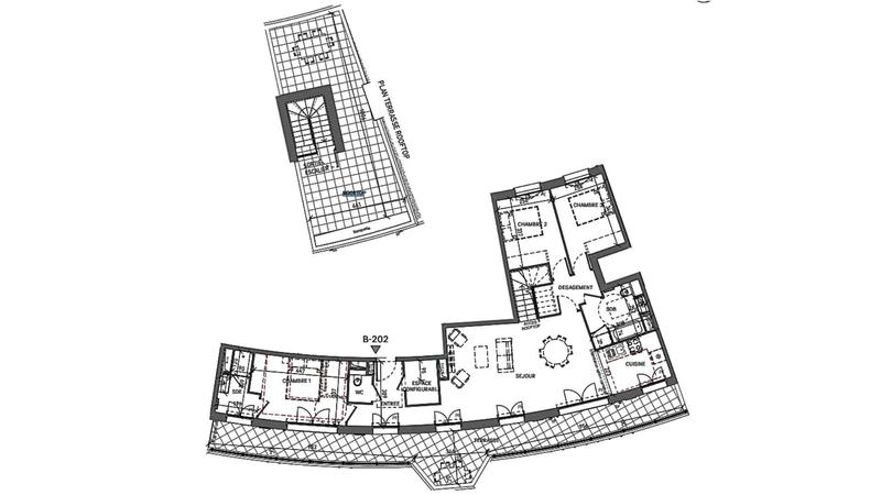 Appartement - 101 m² - 4 pièces