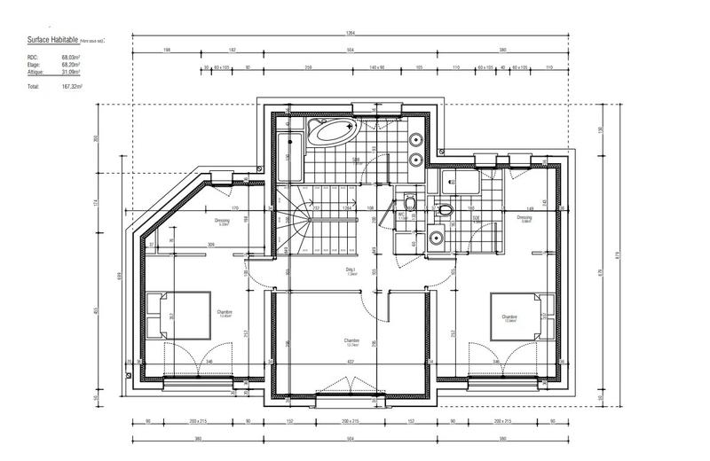 Maison - 168 m² - 7 pièces
