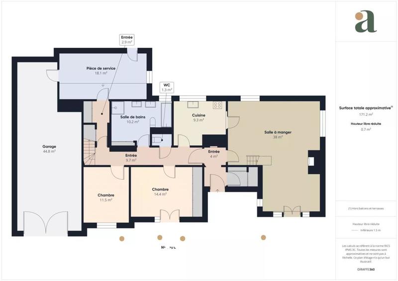 Villa - 180 m² - 7 pièces