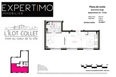 Appartement - 35 m² - 1 pièce