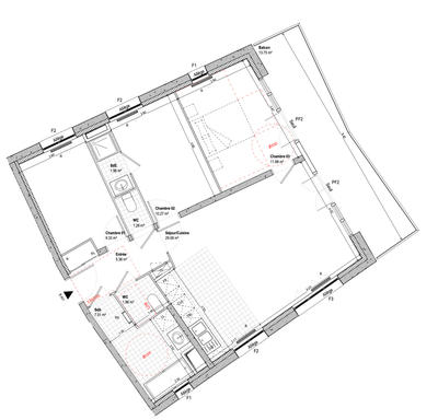Appartement - 79 m² - 4 pièces