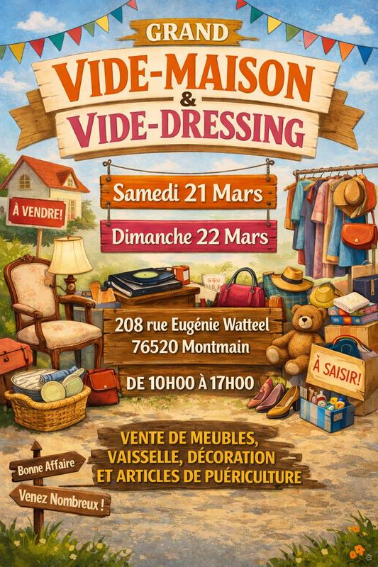 Vide maison et vide dressing