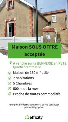 Maison - 92 m² - 7 pièces