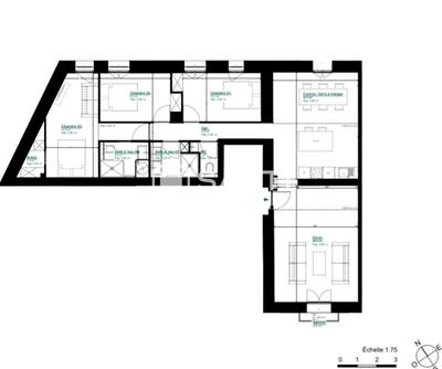 Appartement - 100 m² - 4 pièces