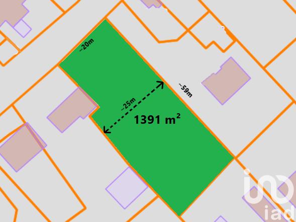 Terrain - 1 391 m²