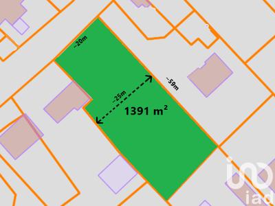 Terrain - 1 391 m²