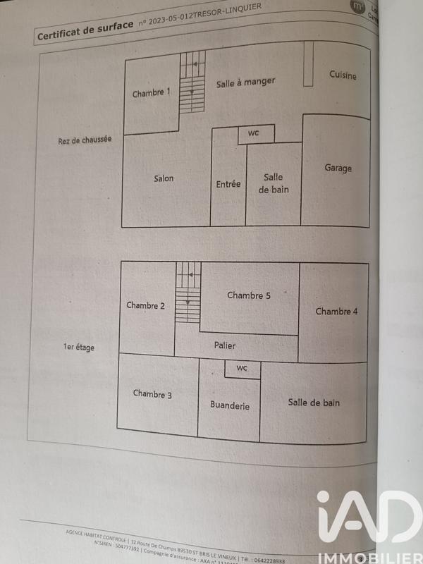Maison - 122 m² - 7 pièces