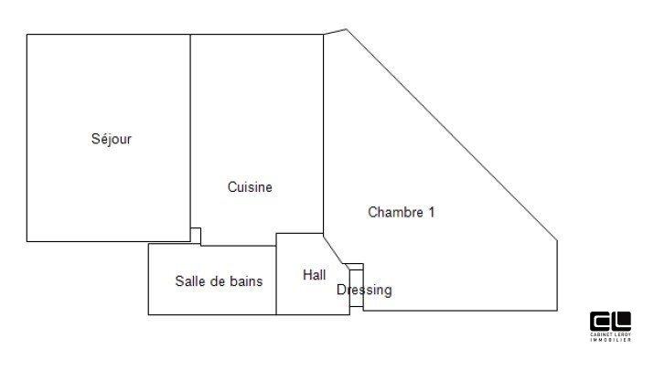 Appartement - 42 m² - 2 pièces