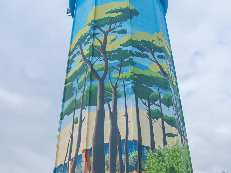 Le château d’eau d’Audenge, un géant aux secrets bien gardés