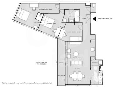 Appartement - 98 m² - 4 pièces