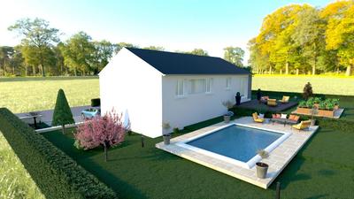 Maison - 90 m² - 5 pièces