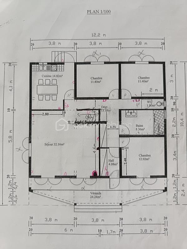 Maison - 118 m² - 4 pièces