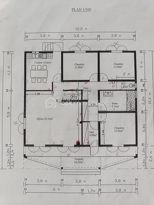 Maison - 118 m² - 4 pièces