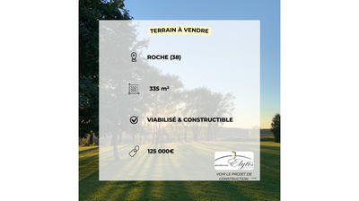 Terrain constructible - 335 m²