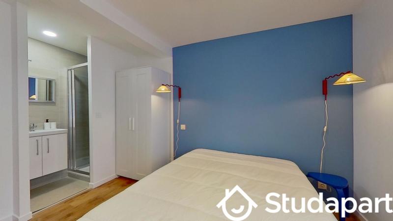 Chambre - 9 m² - 1 pièce