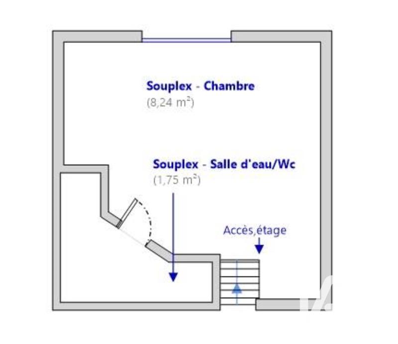 Appartement - 21 m² - 2 pièces