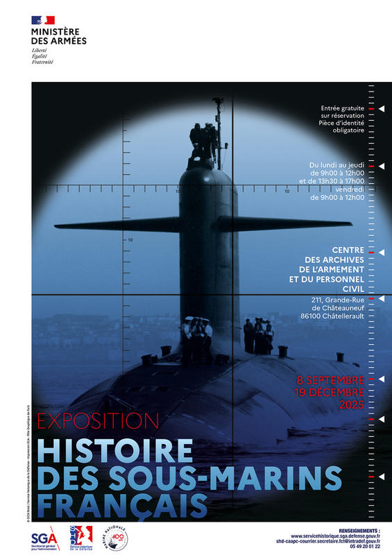 Visite commentée de l'exposition "Histoire des sous-marins français"