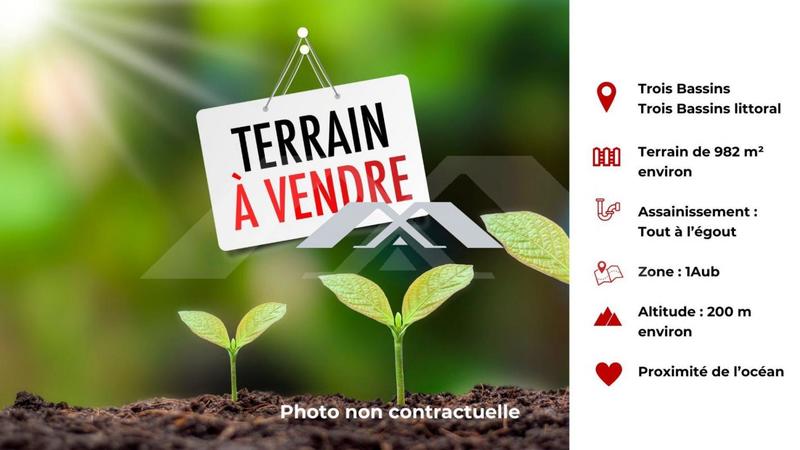 Terrain - 982 m²