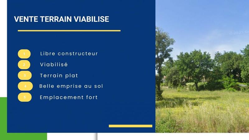 Terrain constructible - 322 m²