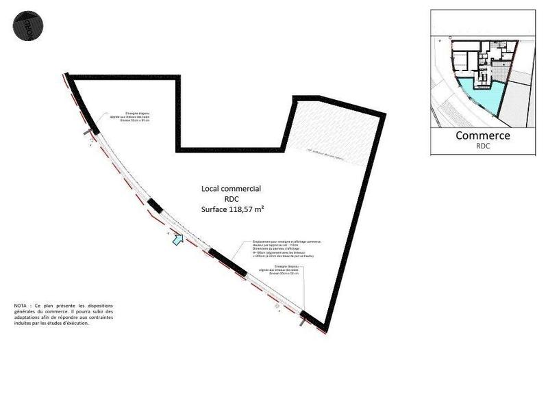 Local commercial - 183 m²