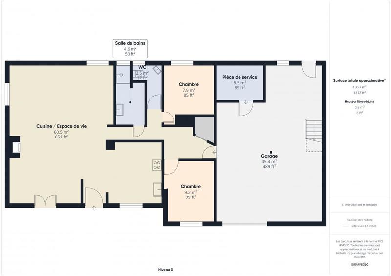 Maison - 105 m² - 5 pièces