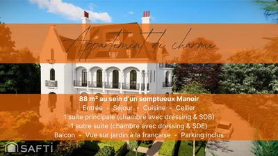 Appartement - 88 m² - 3 pièces