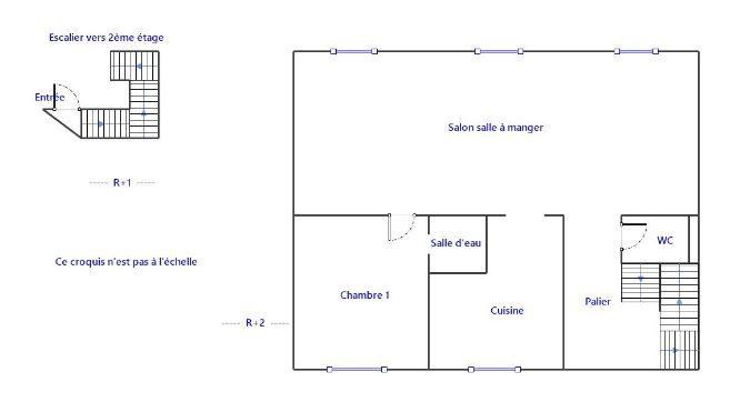 Duplex - 125 m² - 5 pièces