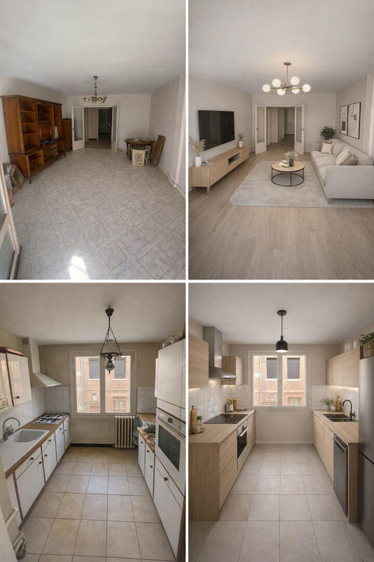 Appartement - 60 m² - 3 pièces