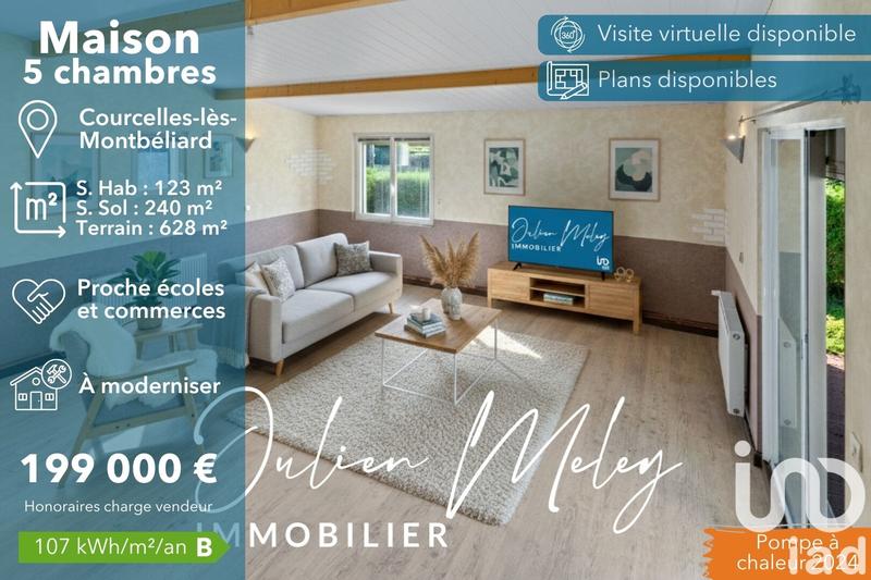 Maison - 123 m² - 6 pièces