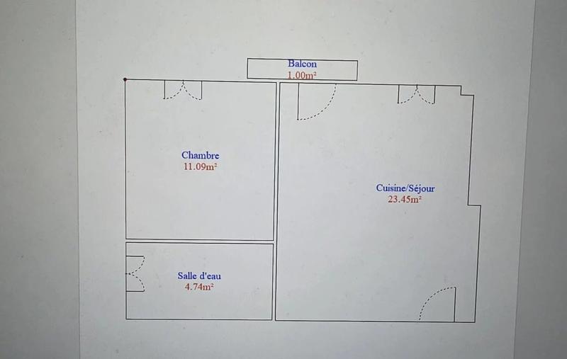 Appartement - 39 m² - 2 pièces