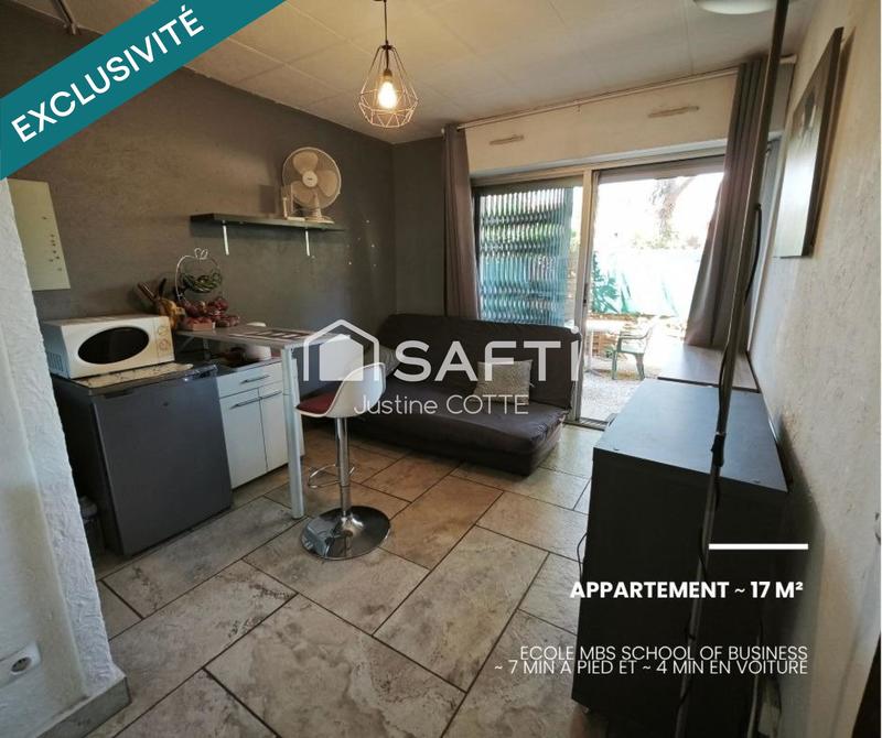 Appartement - 17 m² - 1 pièce