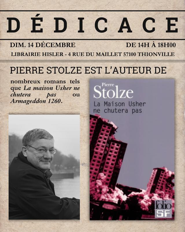 Dédicace Pierre Stolze