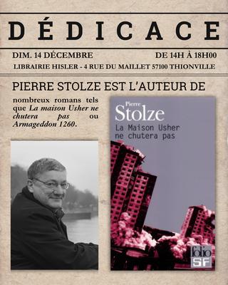 Dédicace Pierre Stolze