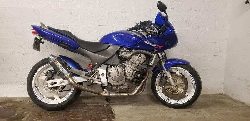 Honda Hornet 600 s honda bleu 0600 678