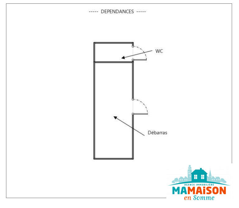 Maison - 64 m² - 3 pièces