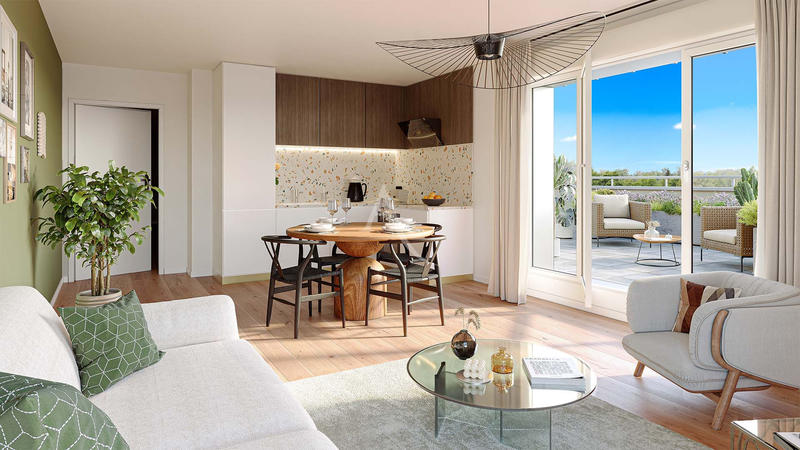 Appartement - 60 m² - 3 pièces