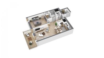 Appartement - 88 m² - 4 pièces